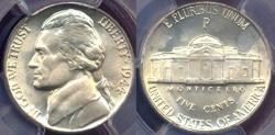 Us Coins - 1944-P JEFFERSON NICKEL PCGS MS65