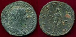 Ancient Coins - SEVERUS ALEXANDER  AE DUPONDIUS .. Spes