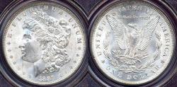 Us Coins - 1889 MORGAN DOLLAR   PCGS MS64  .... WHITE