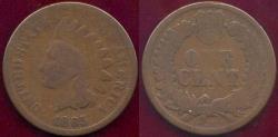 Us Coins - 1865 INDIAN CENT GOOD