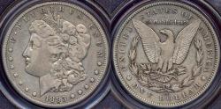 Us Coins - 1893-CC MORGAN DOLLAR PCGS F15 ... nice original color