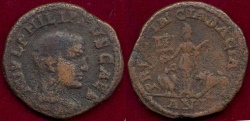 Ancient Coins - PHILIP II  246-247 AD... DACIA.. Sestertius