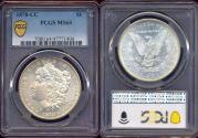Us Coins - 1878-CC MORGAN DOLLAR   PCGS MS64