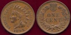 Us Coins - 1895 INDIAN CENT MS63BN