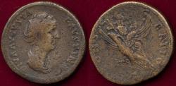 Ancient Coins - FAUSTINA, Sr.  141 AD  SESTERTIUS