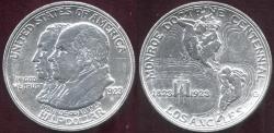 Us Coins - MONROE DOCTRINE 1923-S Commemorative 50c   UNC details