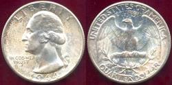 Us Coins - 1944-D WASHINGTON QUARTER MS65