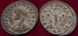 Ancient Coins - AURELIAN 270-275 AD  ANTONINIANUS.. SILVERED