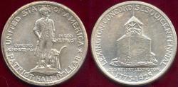 Us Coins - LEXINGTON 1925 Commemorative 50c  AU58
