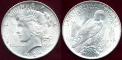 Us Coins - 1924 PEACE DOLLAR.....  MS64...  FROSTY WHITE