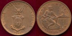 World Coins - PHILIPPINES 1944-S  CENTAVO  UNCIRCULATED