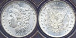 Us Coins - 1891-CC MORGAN DOLLAR  PCGS MS61 .. undergraded