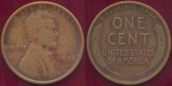 Us Coins - 1922 PLAIN  no D  LINCOLN CENT  VF ... STRONG REV