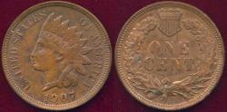 Us Coins - 1907 INDIAN CENT MS63BN