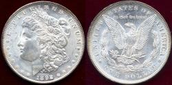 Us Coins - 1892 MORGAN $1  BEAUTIFUL WHITE MS63