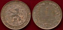 World Coins - NETHERLANDS 1904 1 CENT  UNCIRCULATED