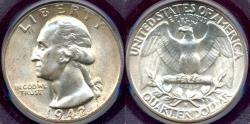 Us Coins - 1942-S WASHINGTON QUARTER  PCGS MS64