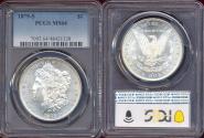 Us Coins - 1879-S MORGAN DOLLAR PCGS MS64 .. WHITE