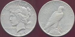 Us Coins - 1935-S PEACE DOLLAR  VF30
