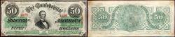 Us Coins - CONFEDERATE STATES 1863  1st Series  $50  AU