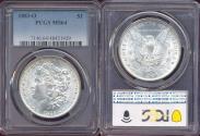 Us Coins - 1883-O MORGAN DOLLAR  PCGS MS64   WHITE ... VERY HIGH END