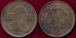Us Coins - 1804 Pl.4, Stems  1/2c  XF