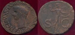 Ancient Coins - CLAUDIUS  42 AD   AE AS ....  MINERVA