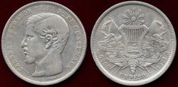 World Coins - GUATEMALA 1871  1 PESO  XF