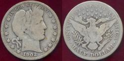 Us Coins - 1902-O BARBER HALF doLLAR  GOOD