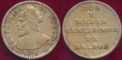 World Coins - PANAMA 1929  2 1/2 CENTESIMO  AU