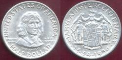 Us Coins - MARYLAND 1934 Commemorative half dollar  UNC