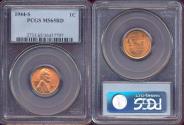 Us Coins - 1944-S LINCOLN CENT  PCGS MS65RD