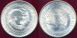 Us Coins - WASHINGTON-CARVER  1953-S  COMMEMORATIVE 50c    MS64  WHITE
