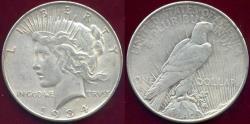 Us Coins - 1934-D PEACE DOLLAR  XF45