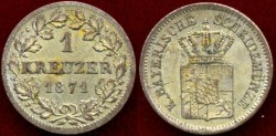World Coins - Bavaria 1871..... 1  KREUZER