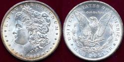 Us Coins - 1899-O MORGAN DOLLAR PCGS MS65 .. attractive edge toning