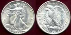 Us Coins - 1934 WALKING LIBERTY HALF DOLLAR