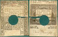 Us Coins - CONNECTICUT July1 1780 FIVE SHILLINGS