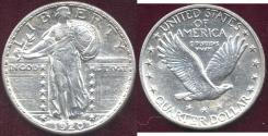 Us Coins - 1920-S STANDING LIBERTY QUARTER  MS63