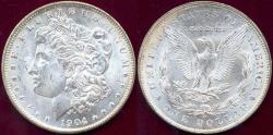 Us Coins - 1904-O MORGAN DOLLAR  MS63