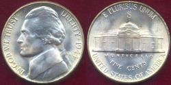Us Coins - 1944-S JEFFERSON NICKEL  MS65 ....  BEAUTIFUL TONING