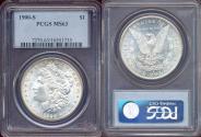 Us Coins - 1900-S MORGAN DOLLAR  PCGS MS63