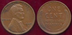 Us Coins - 1923-S LINCOLN CENT  XF