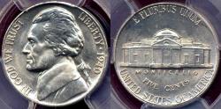 Us Coins - 1940 JEFFERSON NICKEL  PCGS  MS65FS