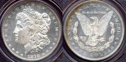 Us Coins - 1878-S MOrGAN DOLLAR PCGS MS64 .... Strong PL Surfaces