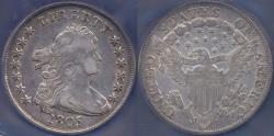 Us Coins - 1803 small 3  HERALDIC EAGLE BUST $1  VF