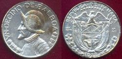 World Coins - PANAMA 1933  1/10th SILVER BALBOA   BU