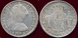 World Coins - BOLIVIA 1776 PR 8 REALES   XF