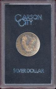 US Coins - 1881-CC MORGAN $1  BU  GSA with Case & card as issued