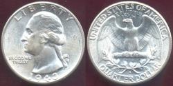 Us Coins - 1943-D WASHINGTON QUARTER MS66   WHITE